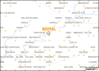 map of Bonnal