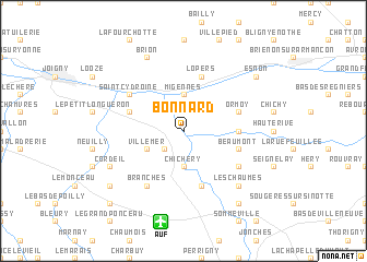 map of Bonnard