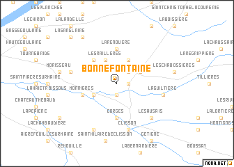 map of Bonne Fontaine