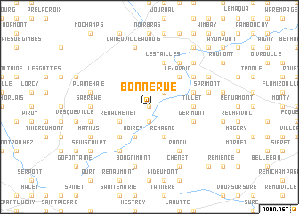 map of Bonnerue