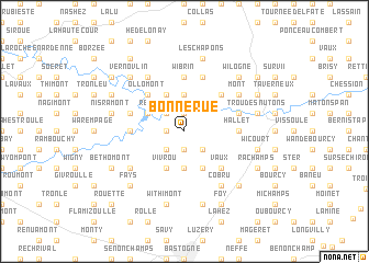 map of Bonnerue