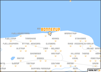 map of Bønnerup