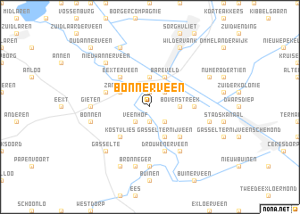 map of Bonnerveen