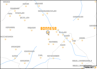 map of Bon Nesā\