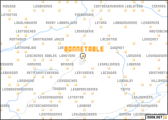 map of Bonnétable