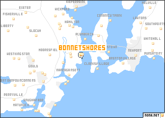 map of Bonnet Shores