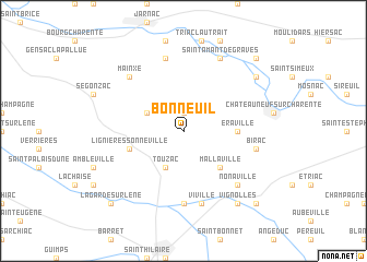 map of Bonneuil