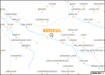 map of Bonneuil