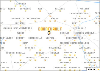 map of Bonnevault