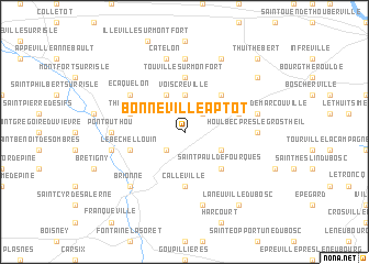 map of Bonneville-Aptot