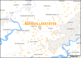 map of Bonneville Estates