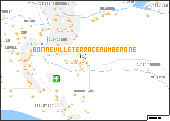 map of Bonneville Terrace Number One