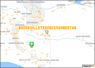 map of Bonneville Terrace Number Two