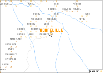 map of Bonneville