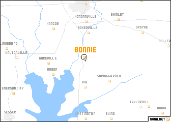 map of Bonnie