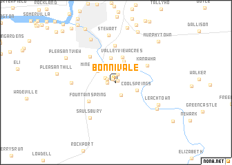 map of Bonnivale