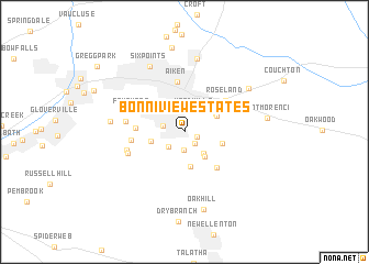map of Bonniview Estates