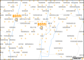 map of Bonni