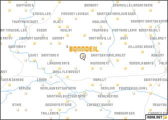 map of Bonnoeil