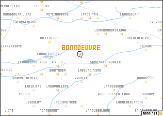 map of Bonnoeuvre