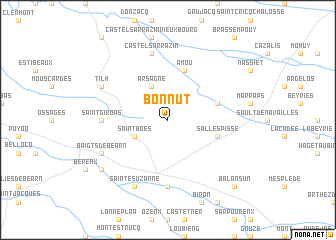 map of Bonnut