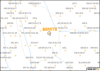 map of Bonnya