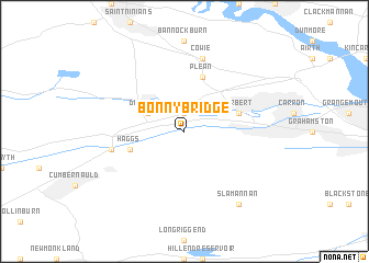 map of Bonnybridge