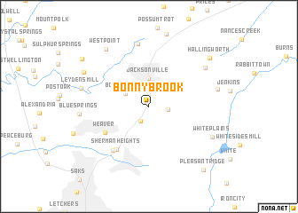map of Bonny Brook