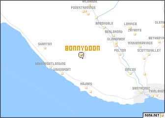 map of Bonny Doon