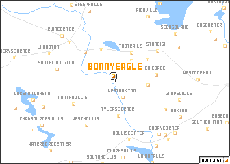map of Bonny Eagle