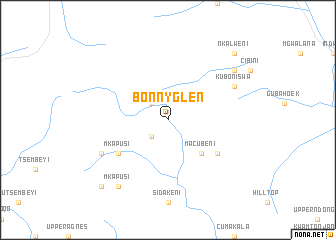 map of Bonny Glen