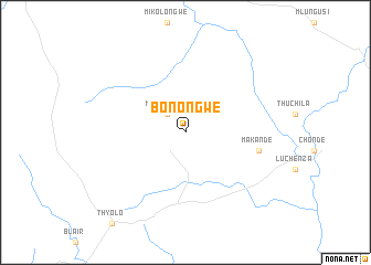 map of Bonongwe