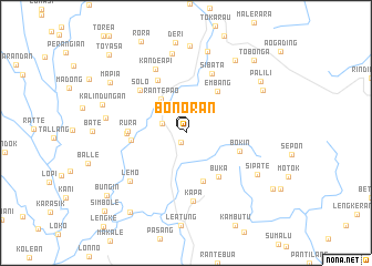 map of Bonoran