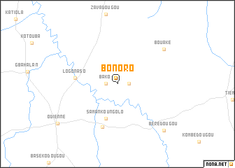 map of Bonoro