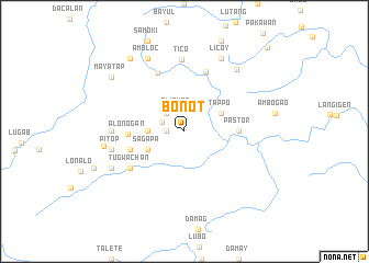 map of Bonot