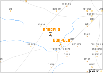 map of Bonpéla