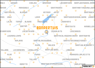 map of Bonpertuis
