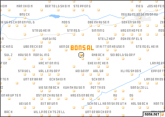 map of Bonsal