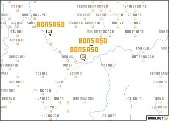 map of Bonsaso