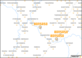 map of Bonsaso