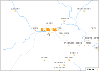 map of Bonsaso