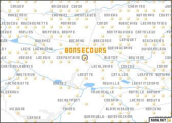 map of Bon-Secours