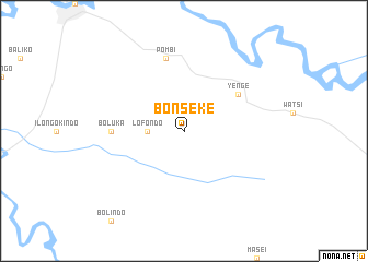 map of Bonseke