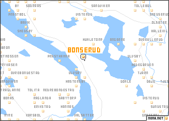 map of Bonserud