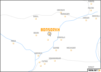 map of Bon Sorkh