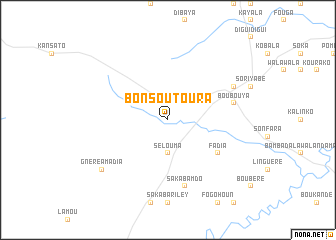 map of Bonsoutoura