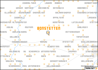 map of Bonstetten