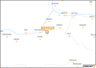 map of Bonsūr