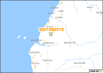 map of Bontabonto