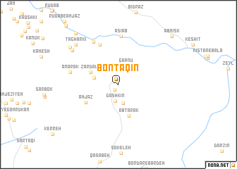 map of Bonţāqīn